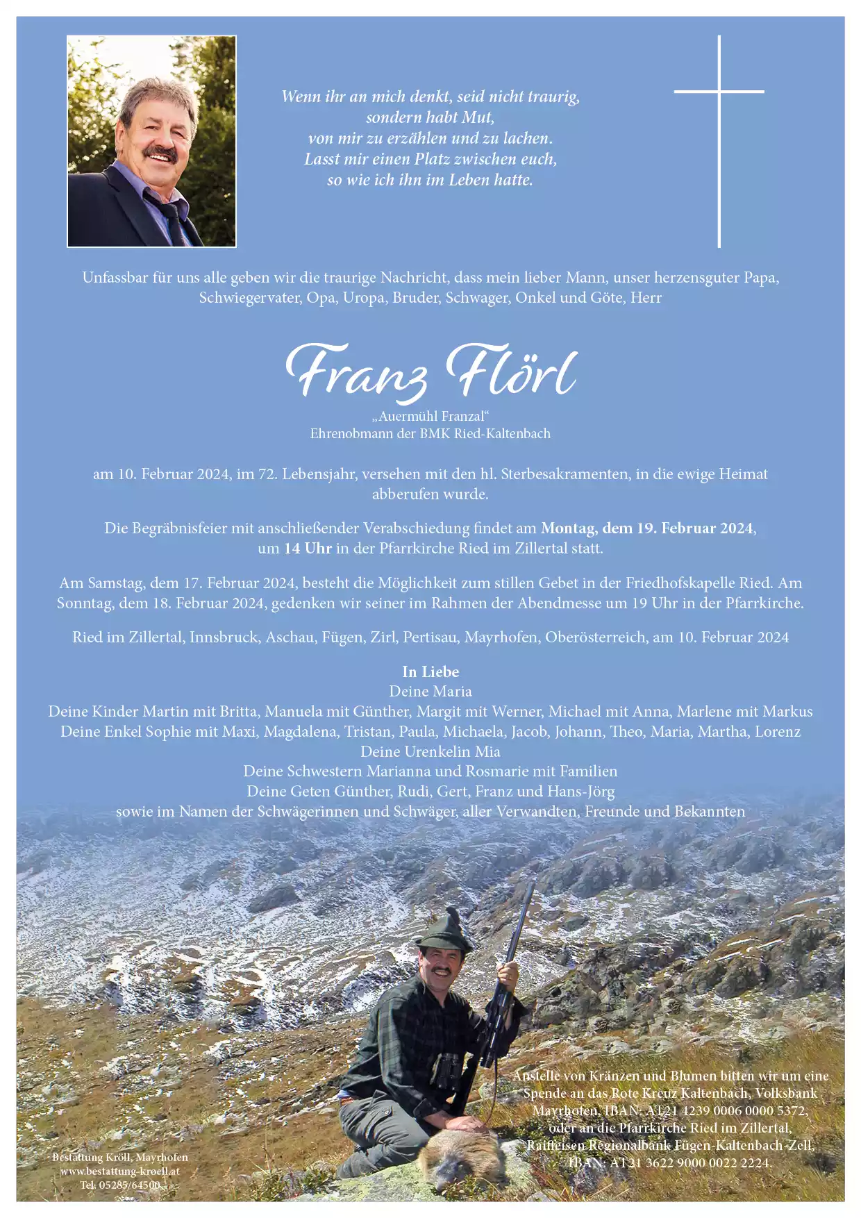 Parte von Franz Flörl